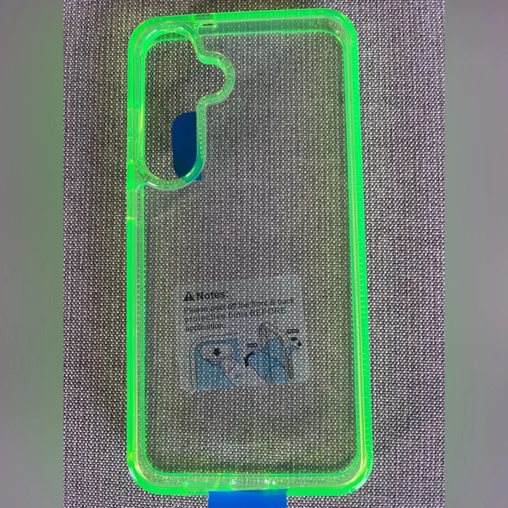 New Acrylic Neon Green Phone Case for Samsung Galaxy S24Plus